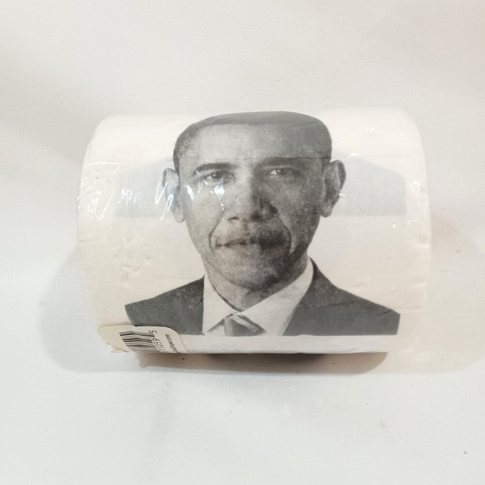 Funny Toilet Paper Featuring Obama Gag Gift